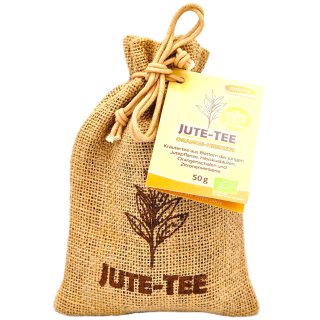 Bio Jute-Tee Orange-Hibiskus Jutesäckchen